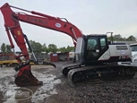 Side of used Excavator